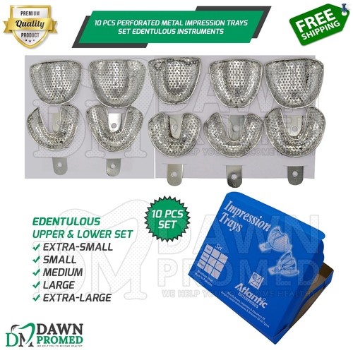 Pcs perforated metal dental - 10,